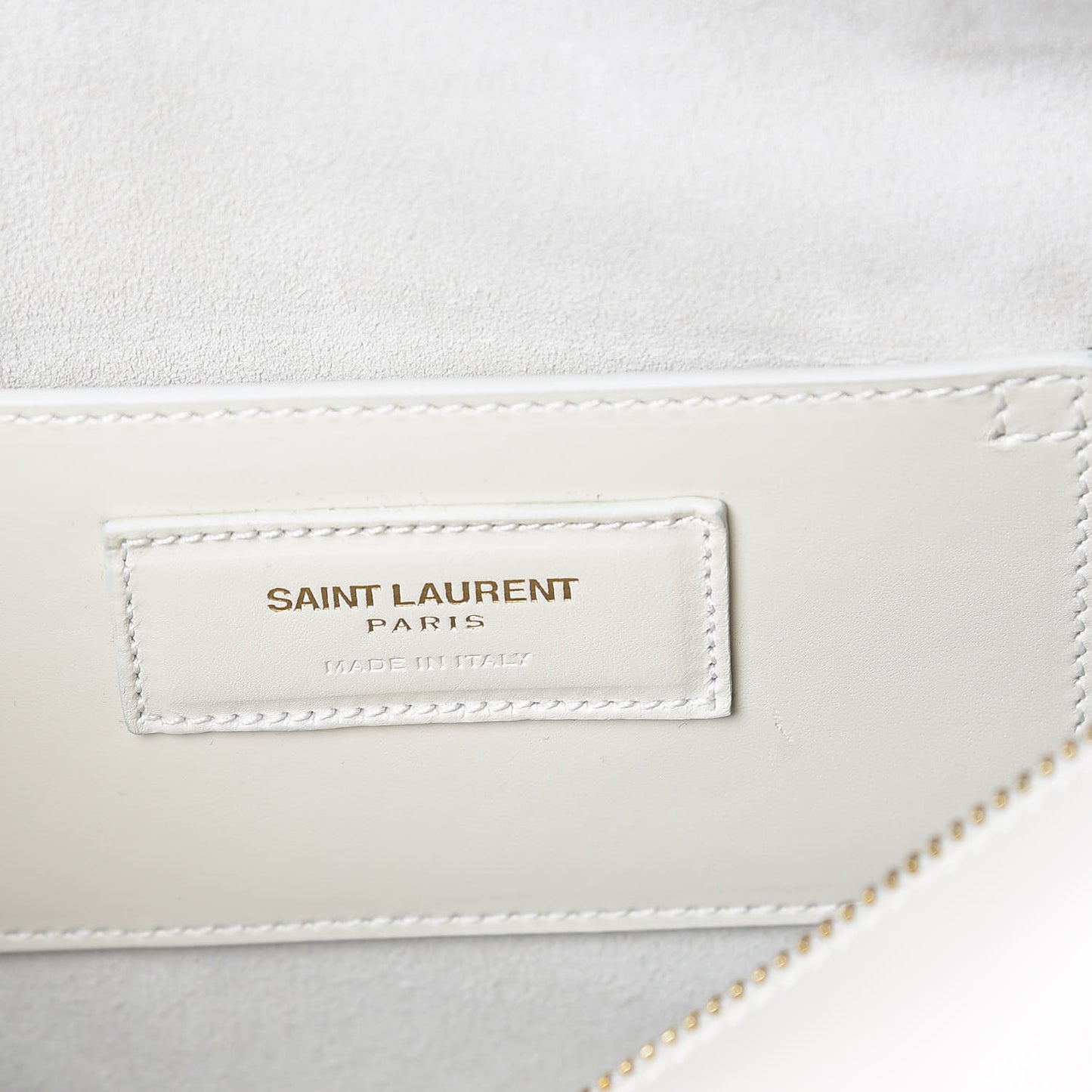 Calfskin Classic Baby Duffle Dove White