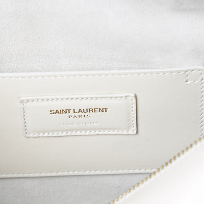 Saint Laurent Calfskin Classic Baby Duffle Dove White 8 of 10