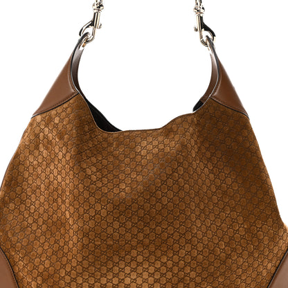 Gucci GG Suede B Large Shoulder Bag Brown 8 of 10