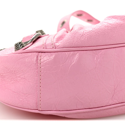 Balenciaga Agneau Arena Le Cagole Shoulder Bag XS Candy Pink 10 of 12