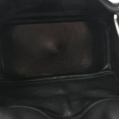 Hermes Taurillon Clemence Lindy 30 Black 5 of 12