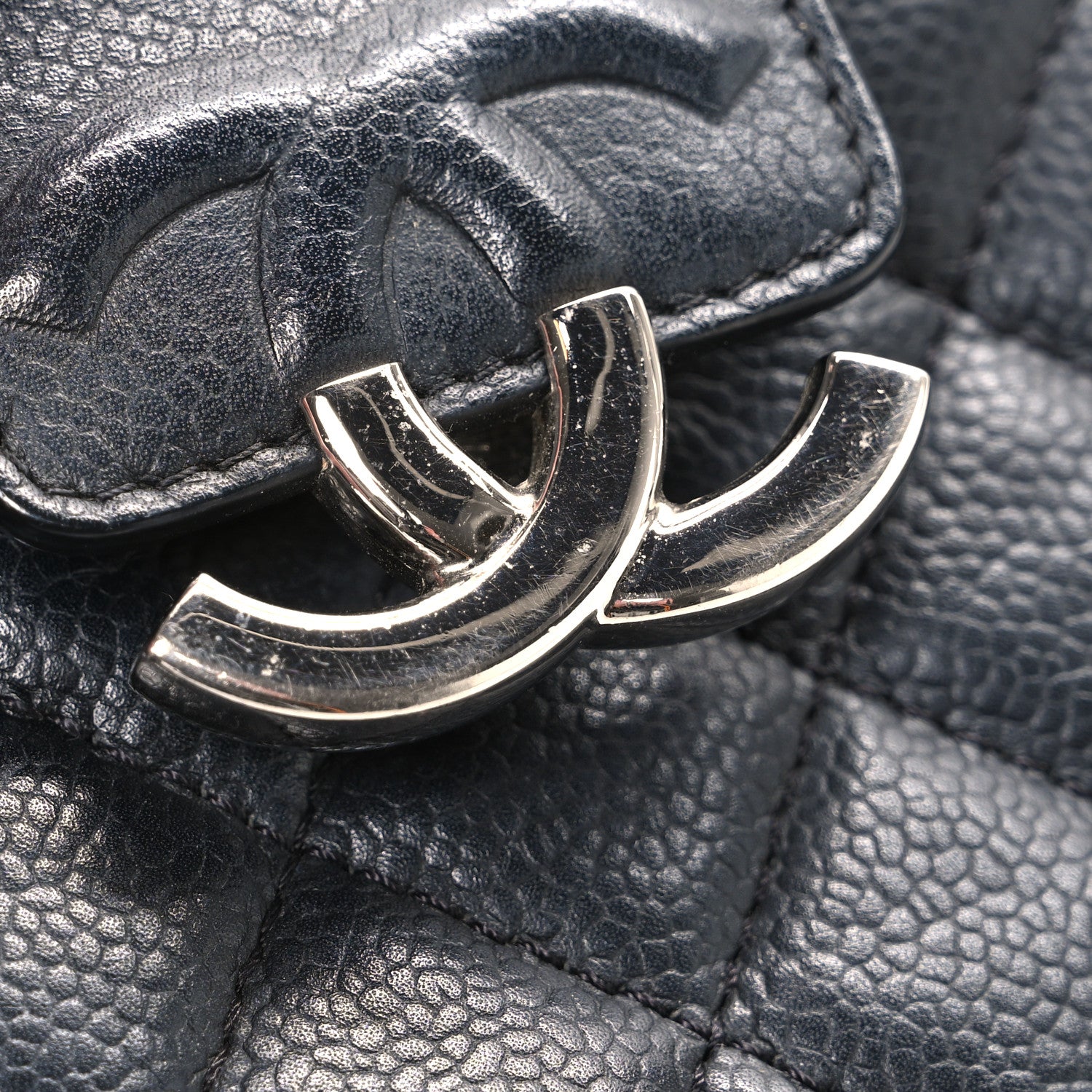 Chanel Lambskin Quilted Mini CC Box Camera Bag Black 1723558
