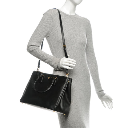 Prada Saffiano Large Galleria Double Zip Tote Black 2 of 6