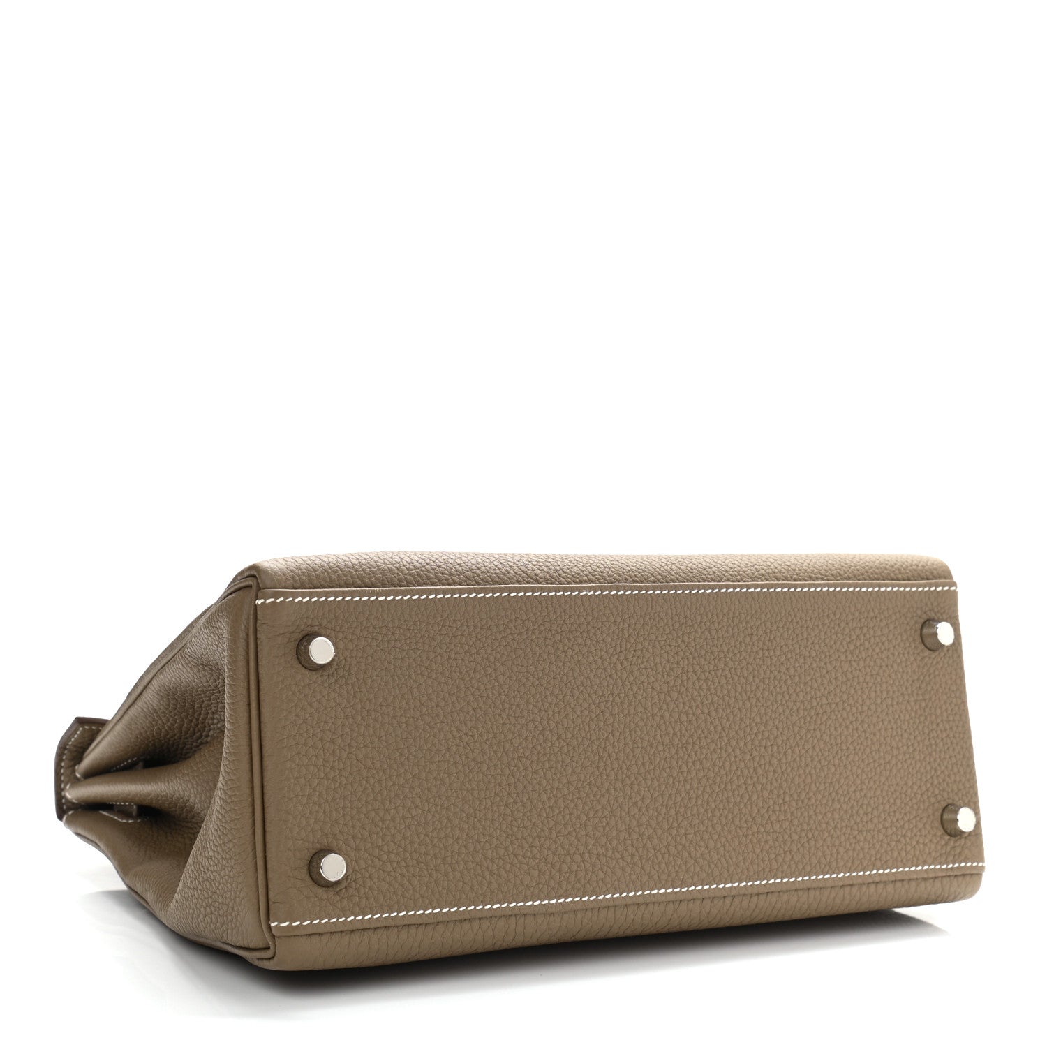 Hermes Togo Kelly Retourne 28 Etoupe 4 of 13