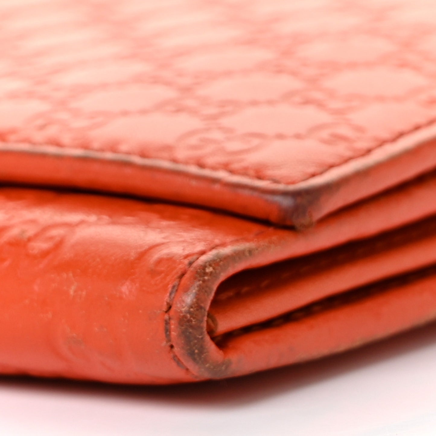 Soft Microguccissima Continental Wallet Sun Orange