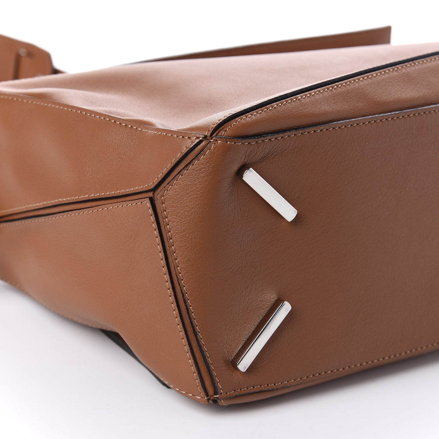 Calfskin Medium Puzzle Bag Tan