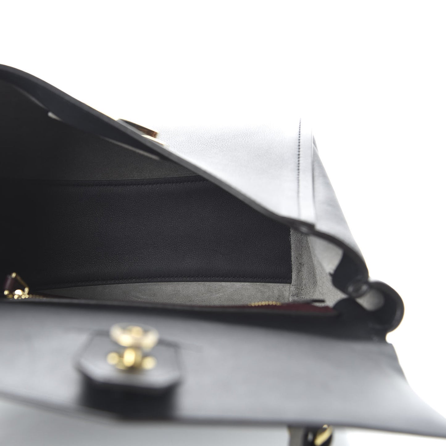 Calfskin Small Mystic Shoulder Bag Black