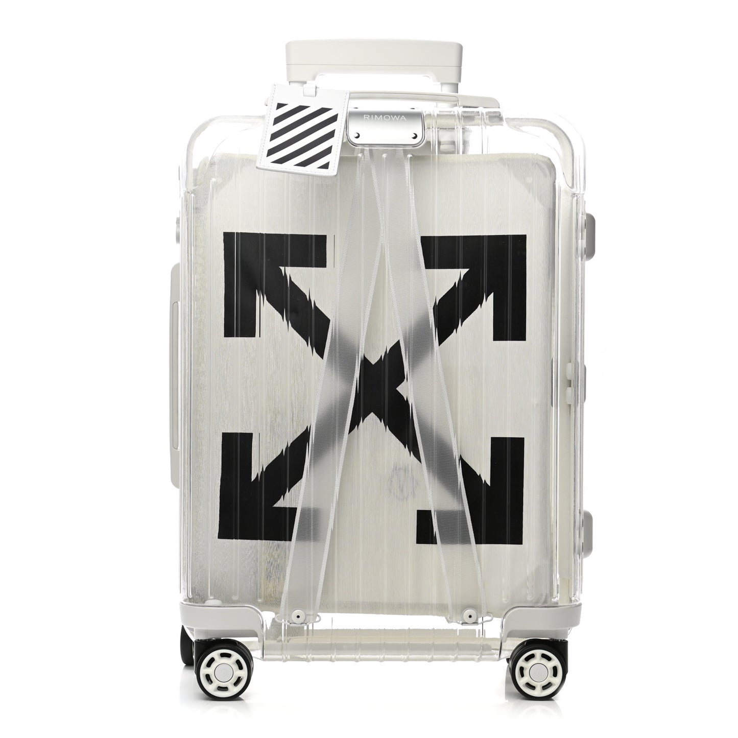 X RIMOWA Polycarbonate Luggage Transparent