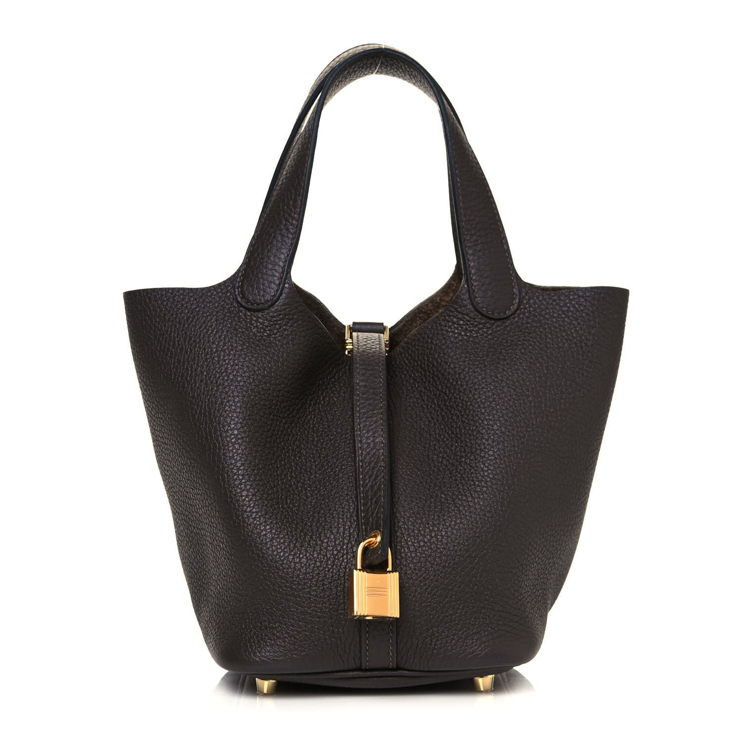 Taurillon Clemence Picotin Lock 18 PM Ebene
