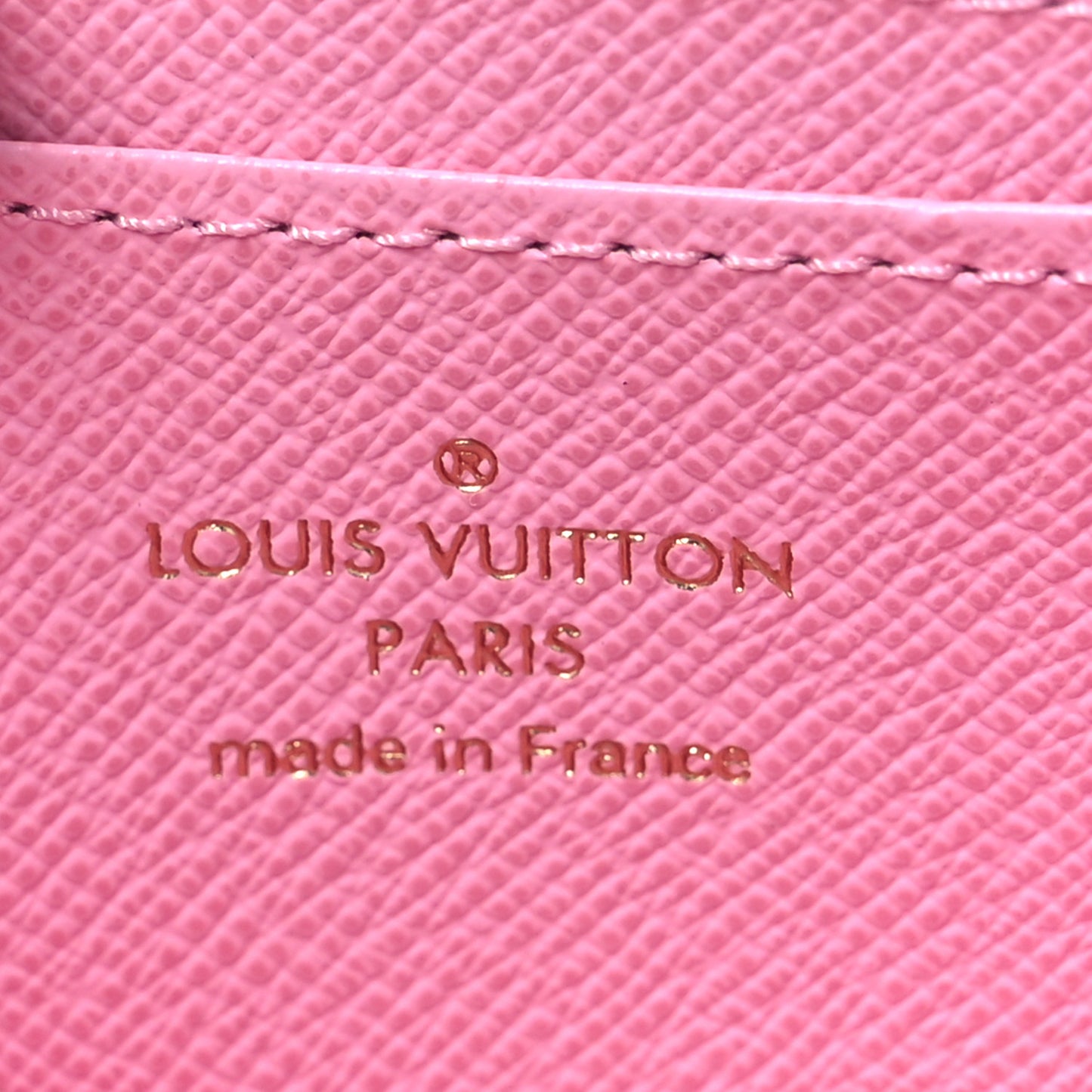 Damier Ebene 2022 Christmas Animation Paris Zippy Coin Purse Pink
