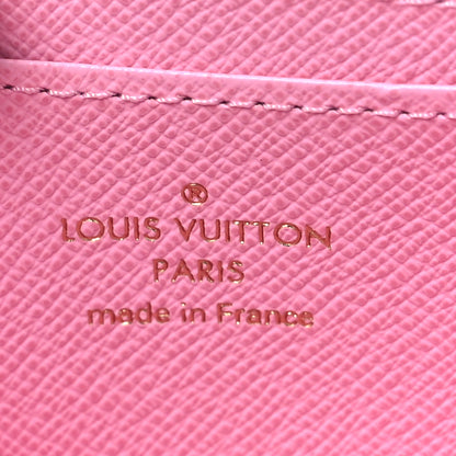 Louis Vuitton Damier Ebene 2022 Christmas Animation Paris Zippy Coin Purse Pink 6 of 6
