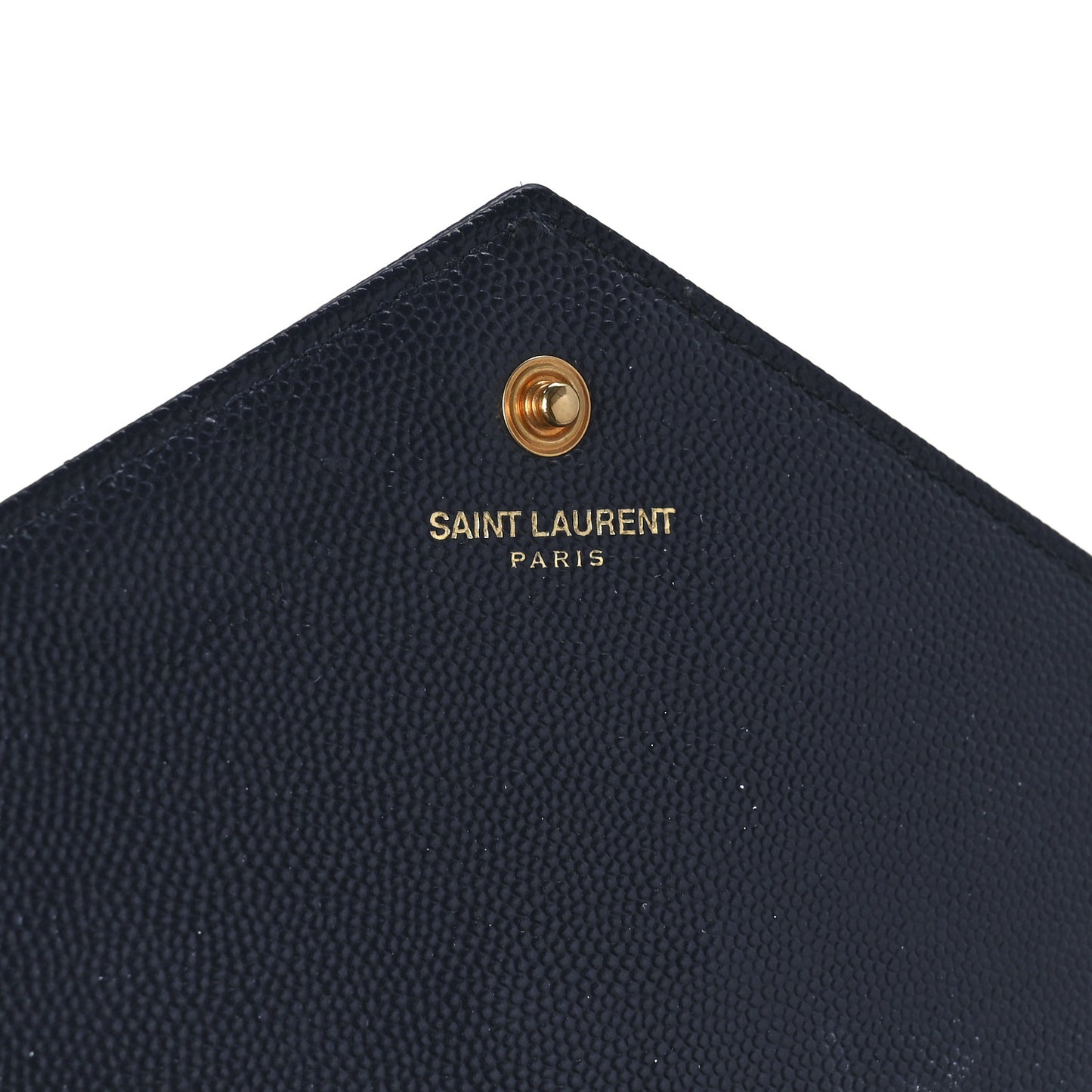 Grain De Poudre Matelasse Chevron Monogram Chain Wallet Deep Marine
