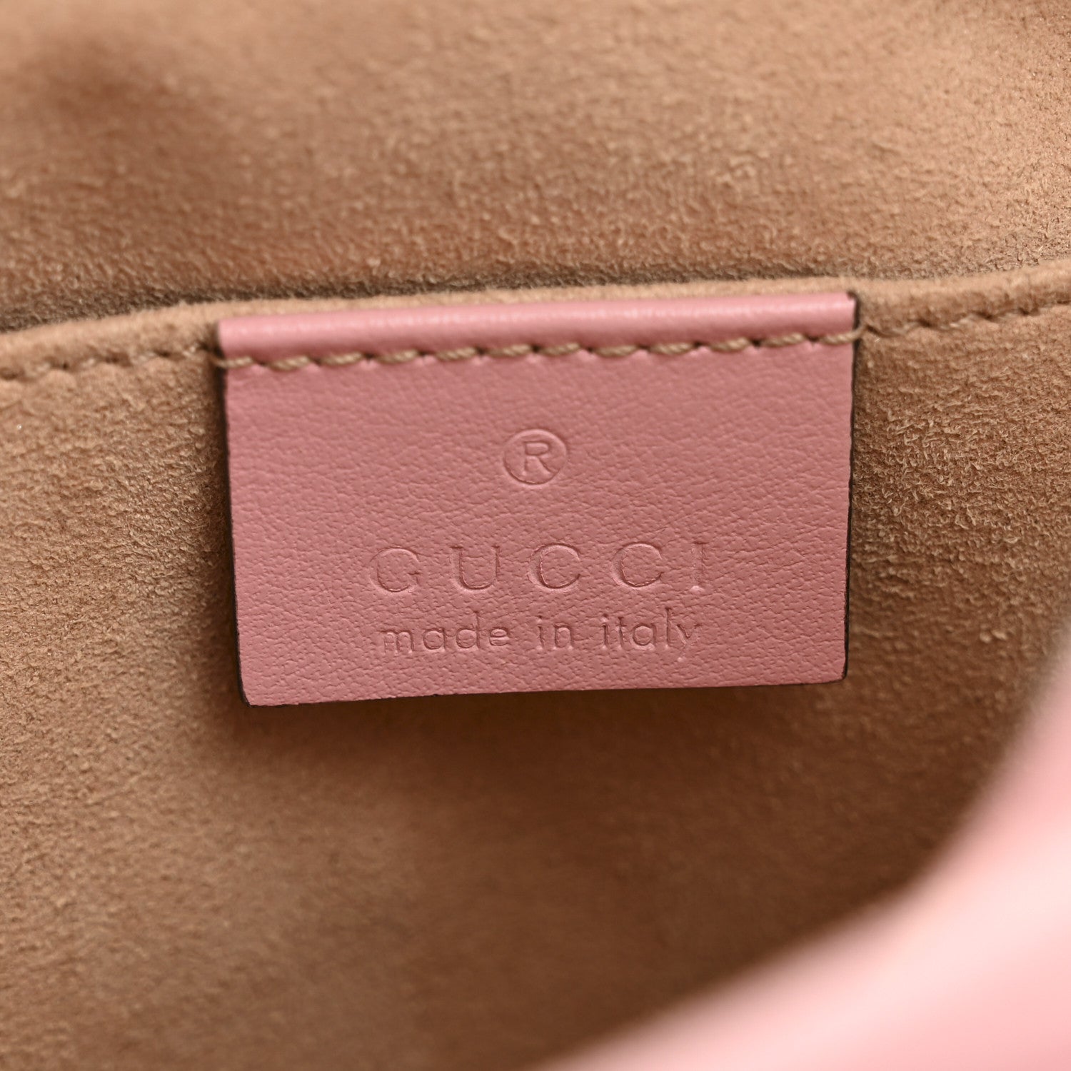 Gucci Calfskin Matelasse Small GG Marmont Chain Shoulder Bag Wild Rose 6 of 14