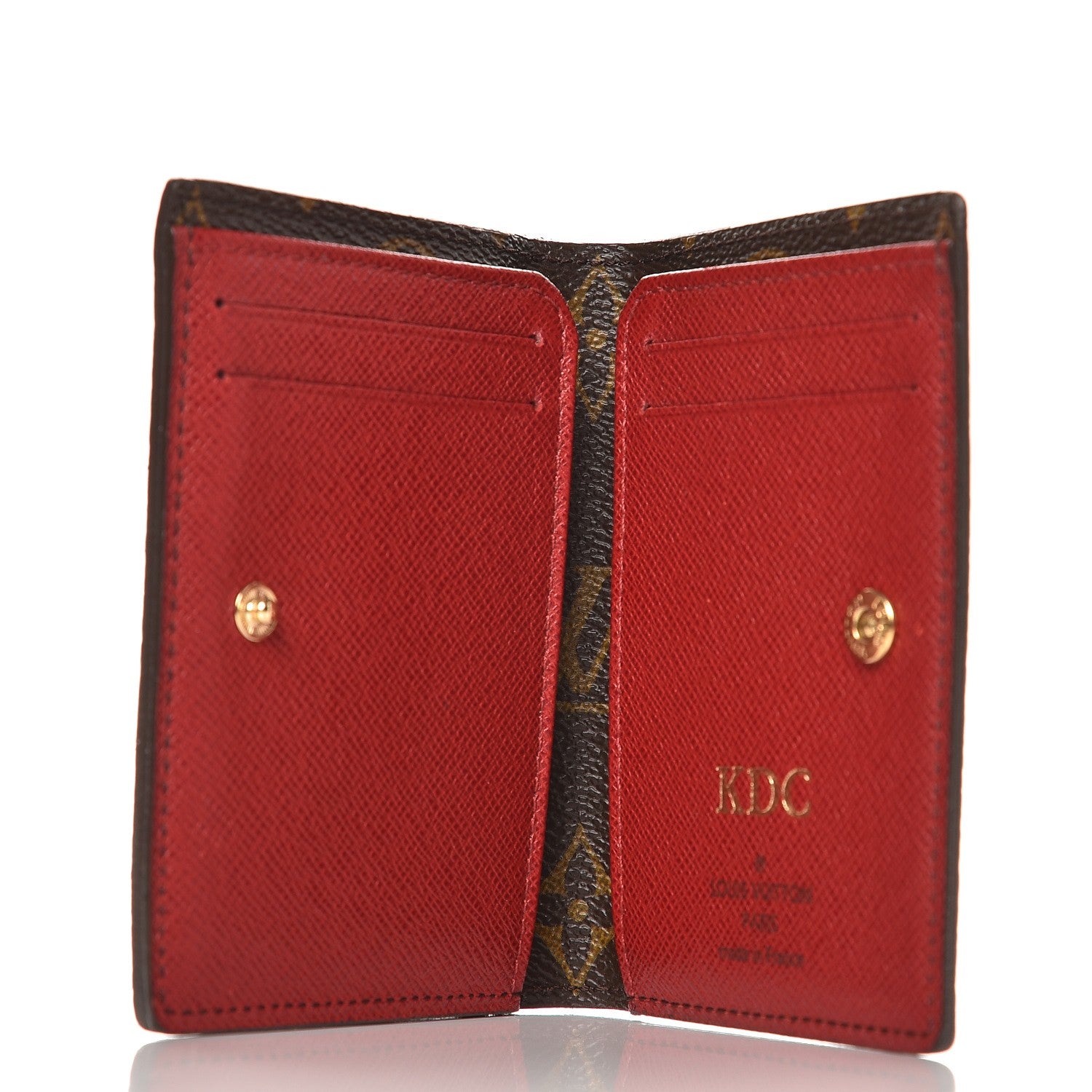 Louis Vuitton Monogram Compact Marie Wallet Rouge 5 of 7