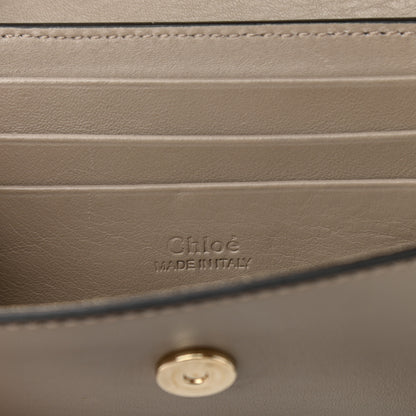 Chloe Suede Calfskin Mini Faye Shoulder Bag Motty Grey 6 of 12