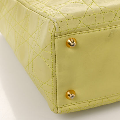Christian Dior Lambskin Cannage Large Lady Dior Light Green 8 of 14