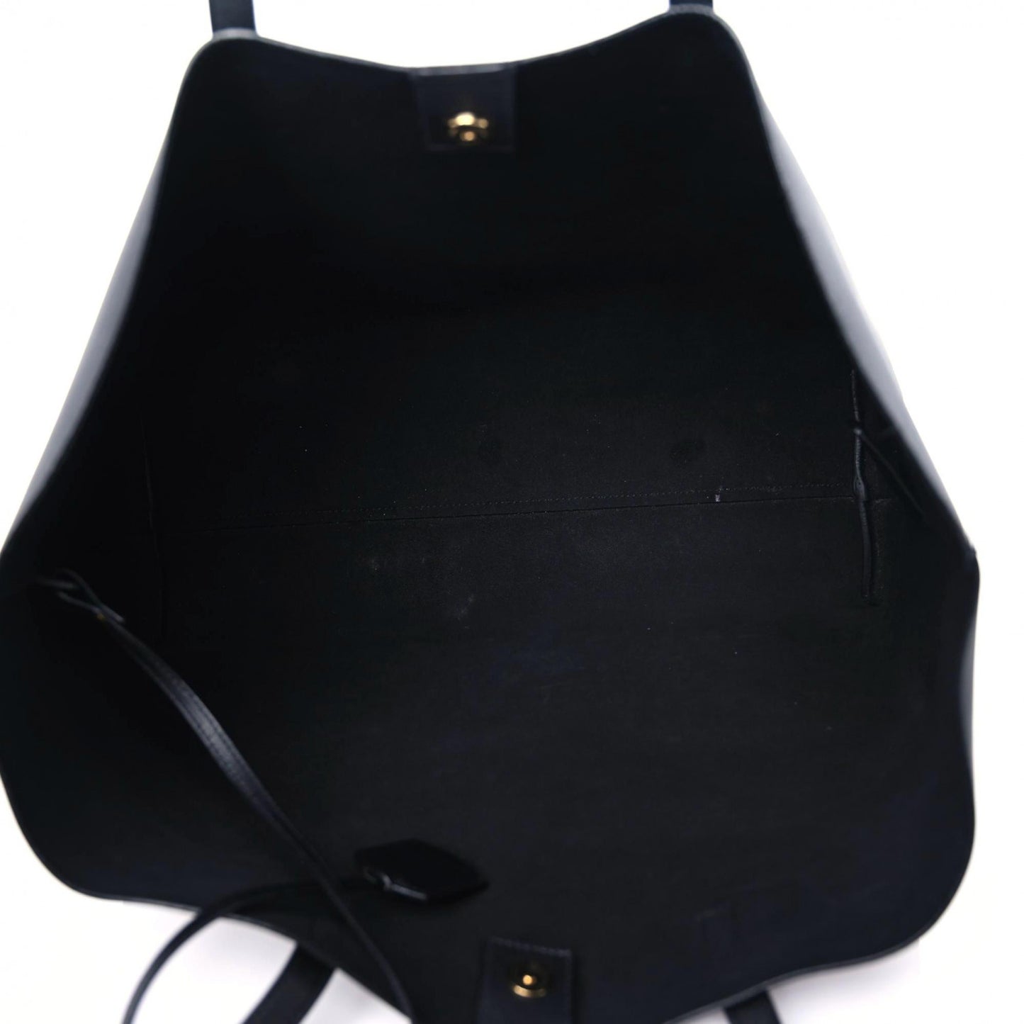 Calfskin Large Shopping Tote Black