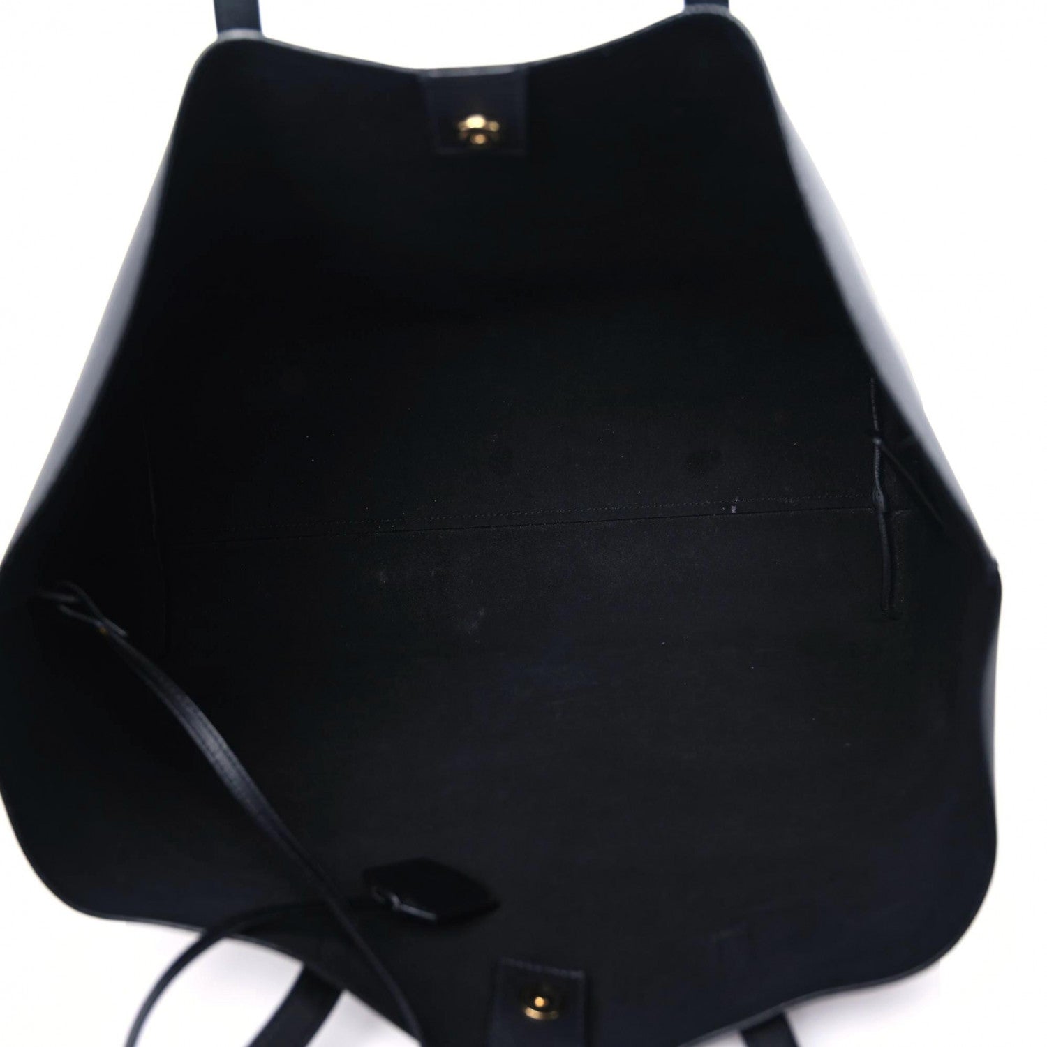 Saint Laurent Calfskin Large Shopping Tote Black 6 of 16