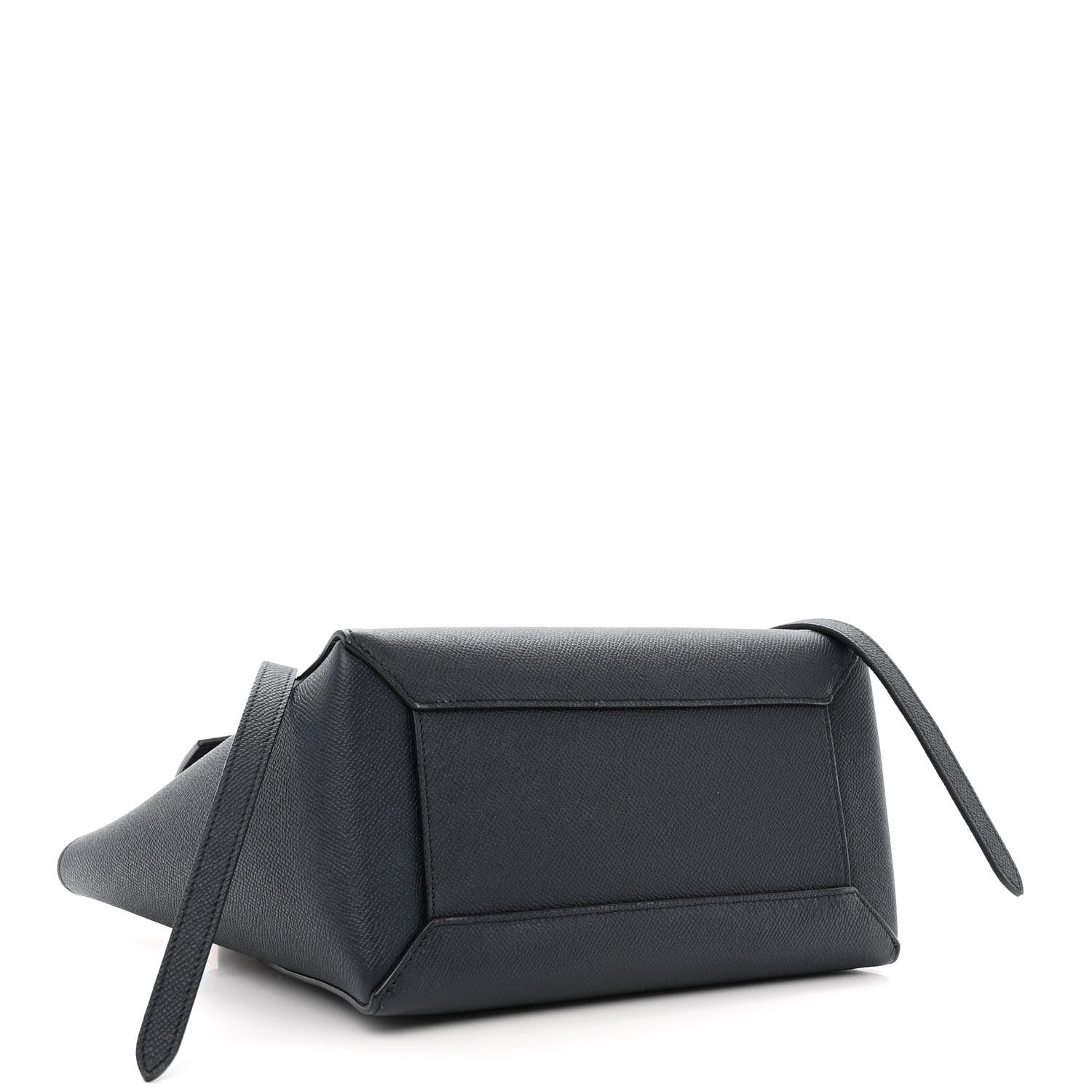 Celine Grained Calfskin Micro Belt Bag Navy Blue 4 of 10