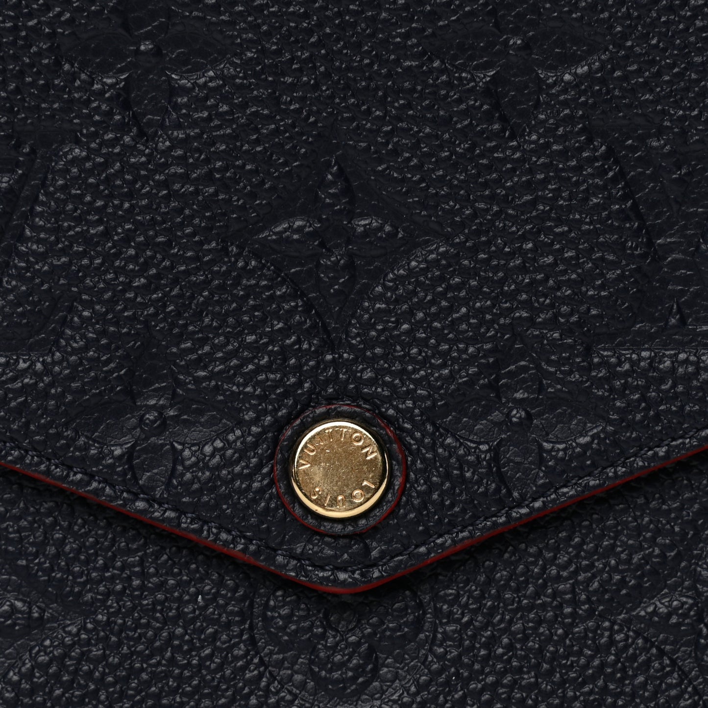 Empreinte Pochette Felicie Chain Wallet Marine Rouge