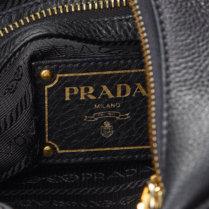 Prada Vitello Daino Hobo Nero Black 6 of 8