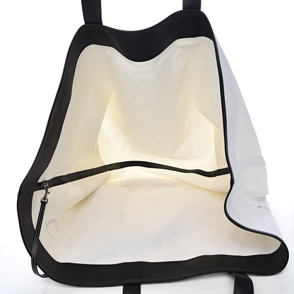 Celine Textile Large Made In Tote White Black 6 of 13