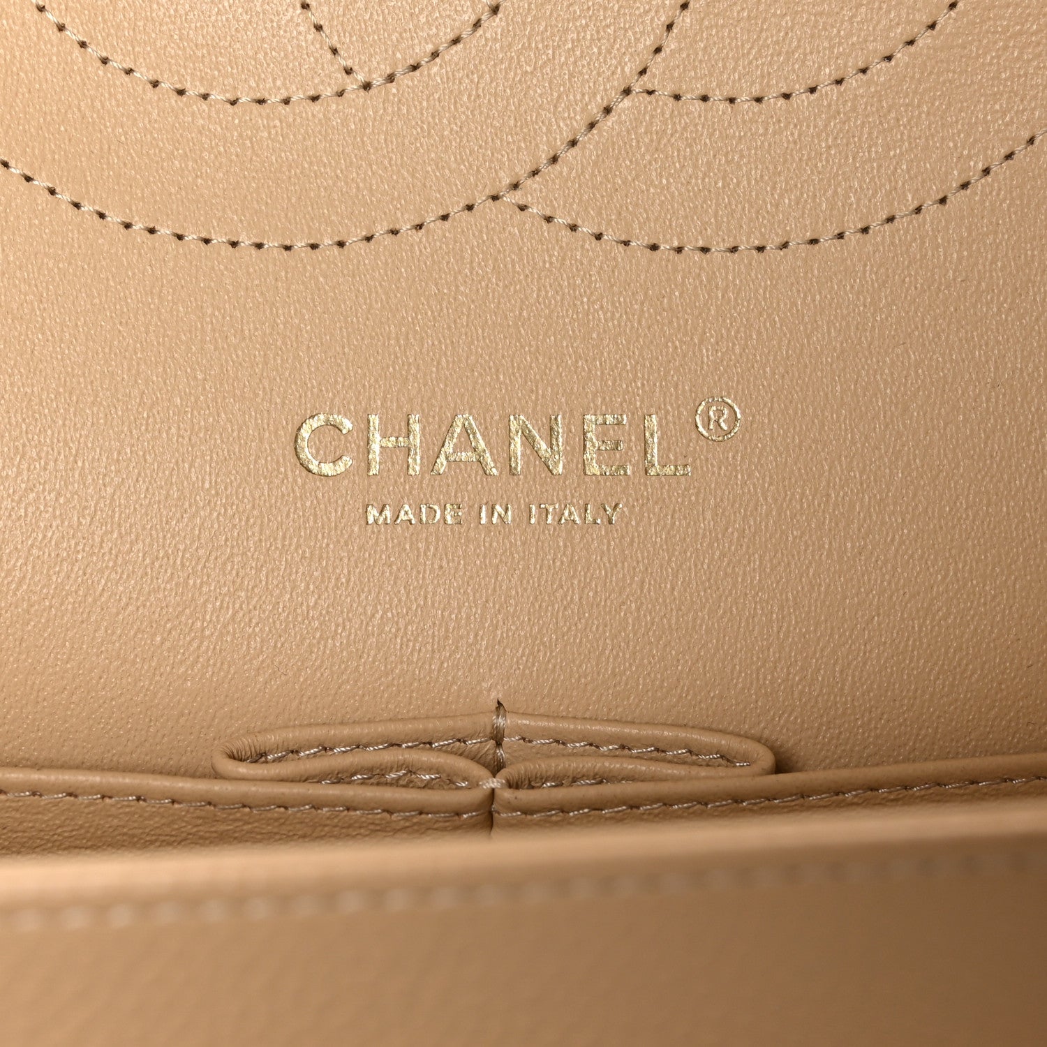 Chanel Caviar Quilted Jumbo Double Flap Beige 6 of 10