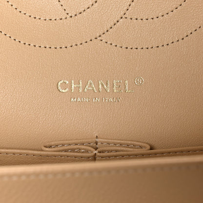 Chanel Caviar Quilted Jumbo Double Flap Beige 6 of 10