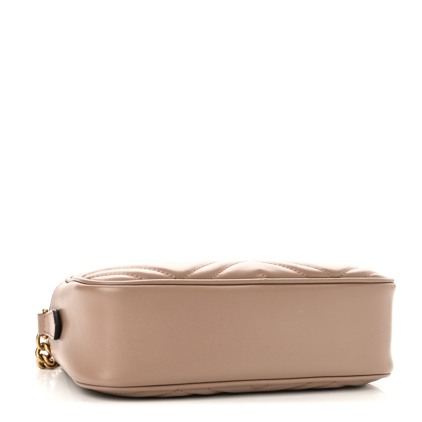 Calfskin Matelasse Small GG Marmont Chain Shoulder Bag Porcelain Rose