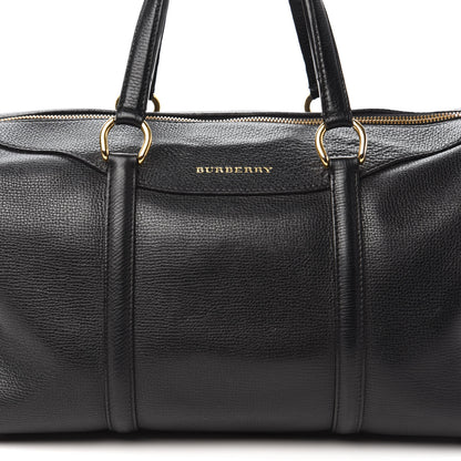 Burberry Derby Calfskin Medium Alchester Bowling Bag Black 9 of 9