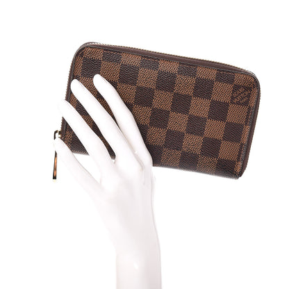 Louis Vuitton Damier Ebene Zippy Compact Wallet 2 of 9