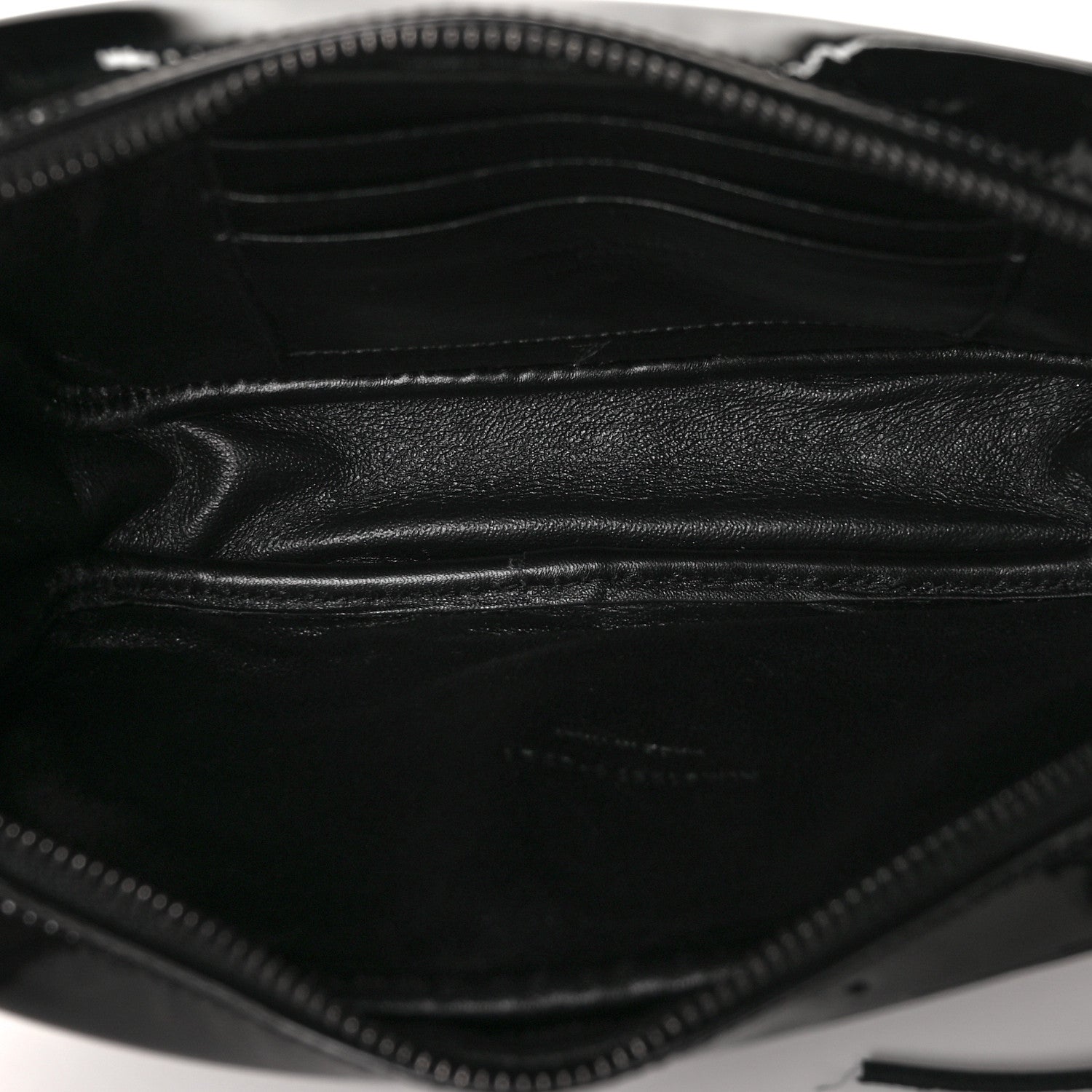 Saint Laurent Patent Calfskin Matelasse Monogram Mini Lou Camera Bag Black 5 of 8