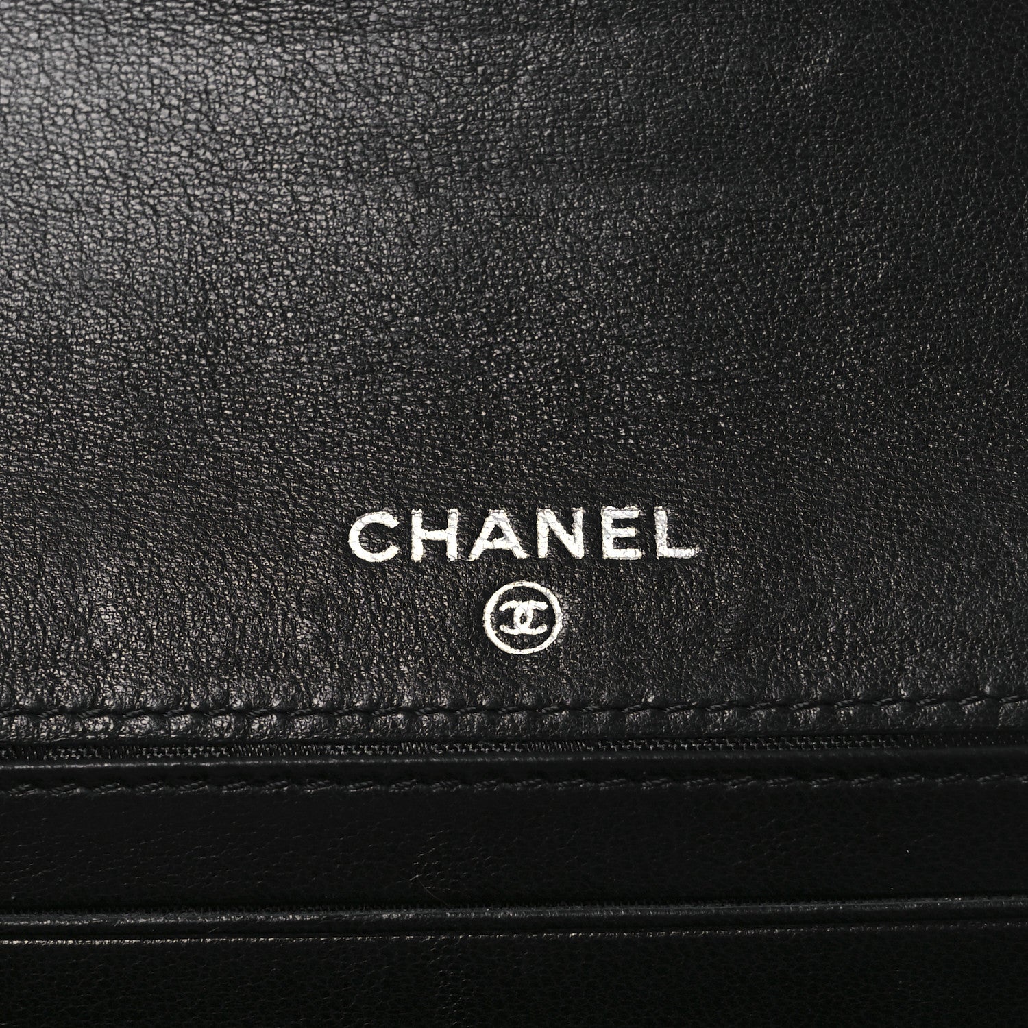 Chanel Lambskin Vertical Quilted Mademoiselle Compact Wallet Black 6 of 12
