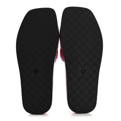 Gucci Nappa GG Matelasse Flat Slide Sandals 39 Bon Bon 6 of 10