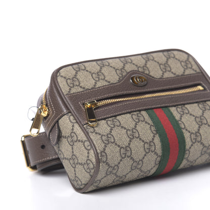 Gucci GG Supreme Monogram Web Small Ophidia Belt Bag 75 30 Dark Brown 7 of 9