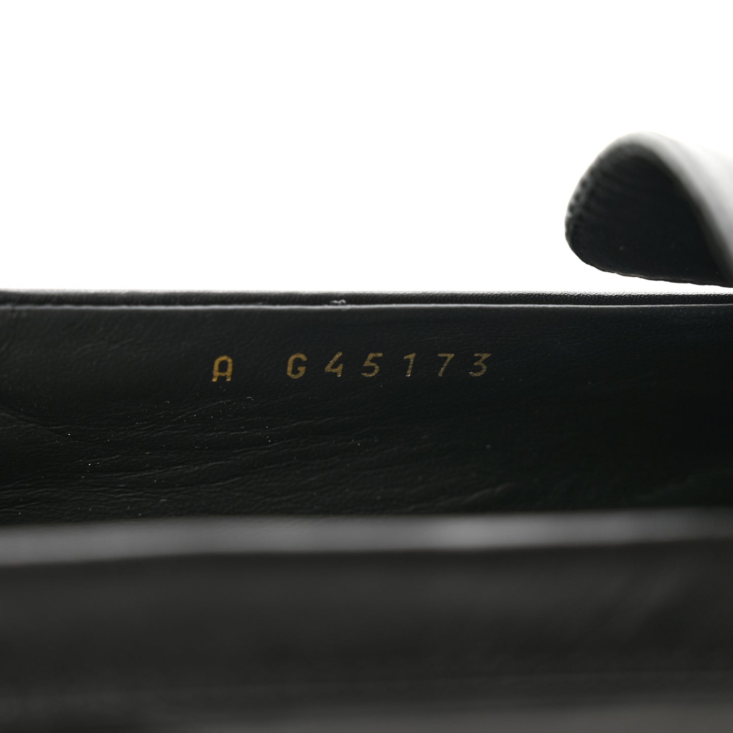 Shiny Calfskin Metal CC Mocassin Loafers 40.5 Black