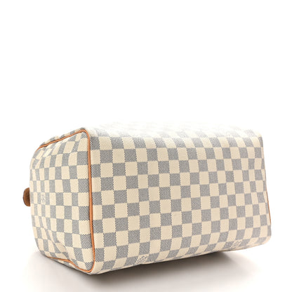 Louis Vuitton Damier Azur Speedy 30 4 of 10