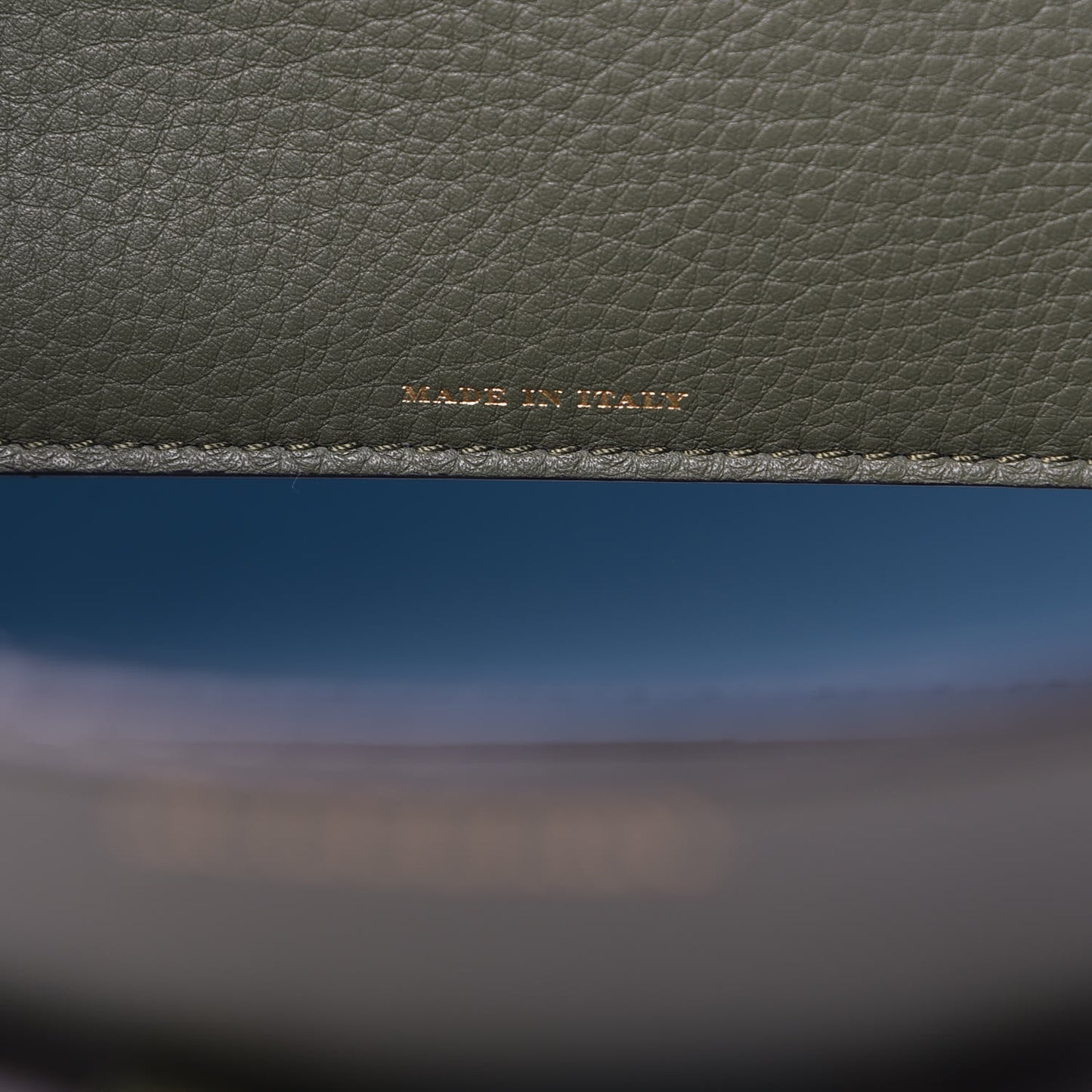 Soft Grain Calfskin Medium Belt Bag Sage Green