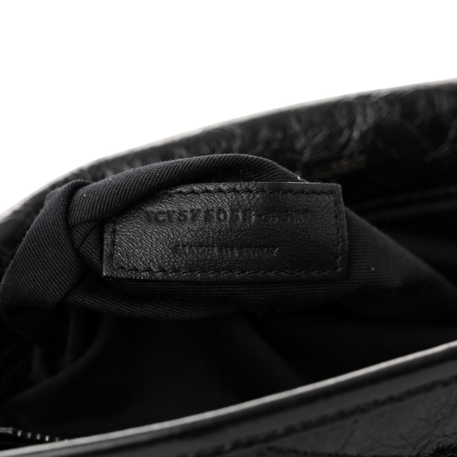 Saint Laurent Crinkled Calfskin Matelasse Monogram Medium Niki Chain Satchel Black 7 of 11