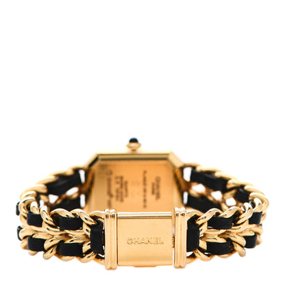 Chanel Stainless Steel Lambskin 20mm Chain Premiere Quartz Watch Gold M 3 of 5