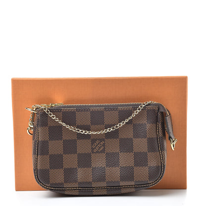 Louis Vuitton Damier Ebene Mini Pochette Accessories 8 of 8
