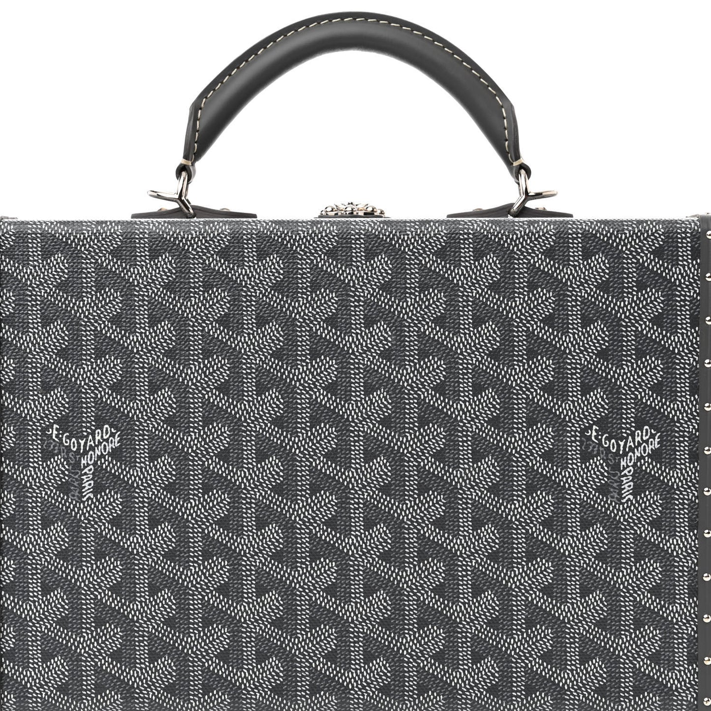 Goyardine Grand Hotel Trunk Bag Grey