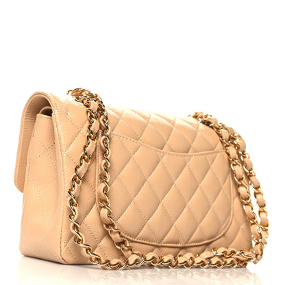 Chanel Caviar Quilted Small Double Flap Beige 3 of 10