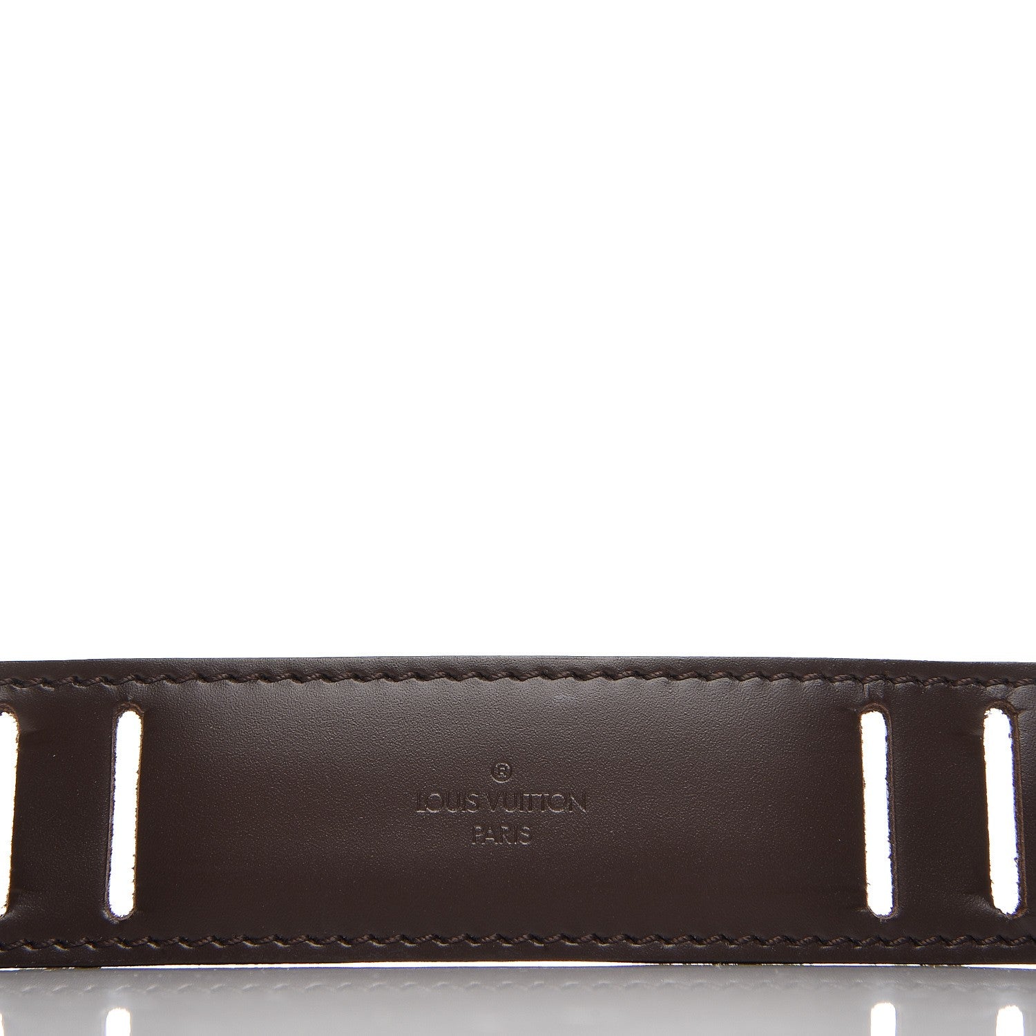 Louis Vuitton Calfskin Shoulder Strap Pad Brown 2 of 3