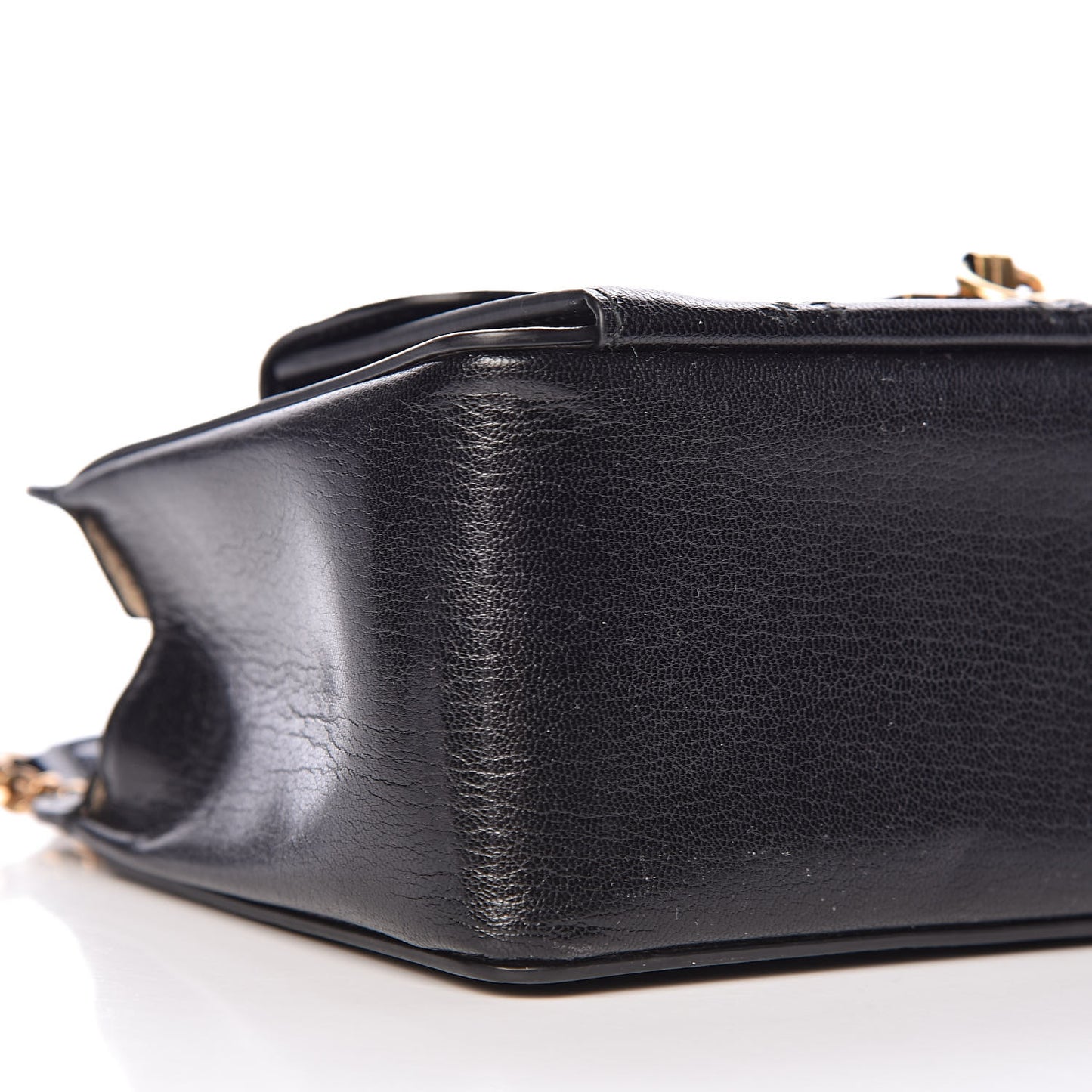 Goatskin Diamond Quilted Pocket Crossbody Black
