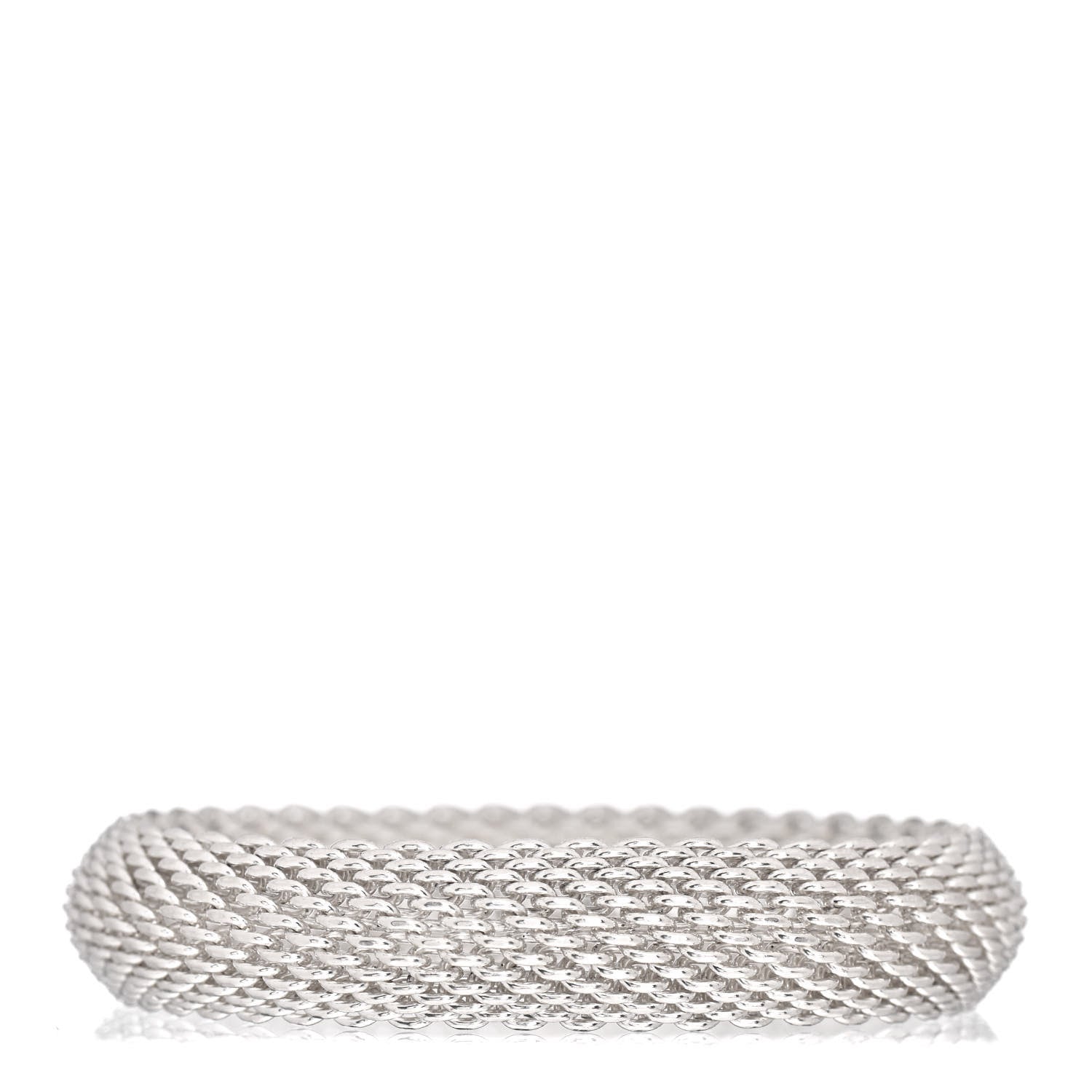 Tiffany Sterling Silver Somerset Mesh Bracelet 3 of 4