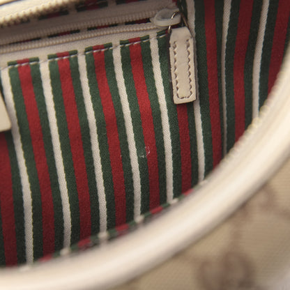 Gucci Monogram Medium New Britt Hobo Off White 9 of 18