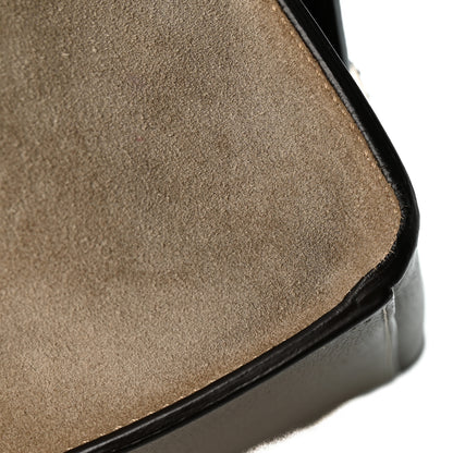Celine Drummed Calfskin Suede Medium Trapeze Souris 10 of 11