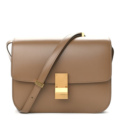 Celine Box Calfskin Medium Classic Box Flap Bag Light Camel 1 of 8