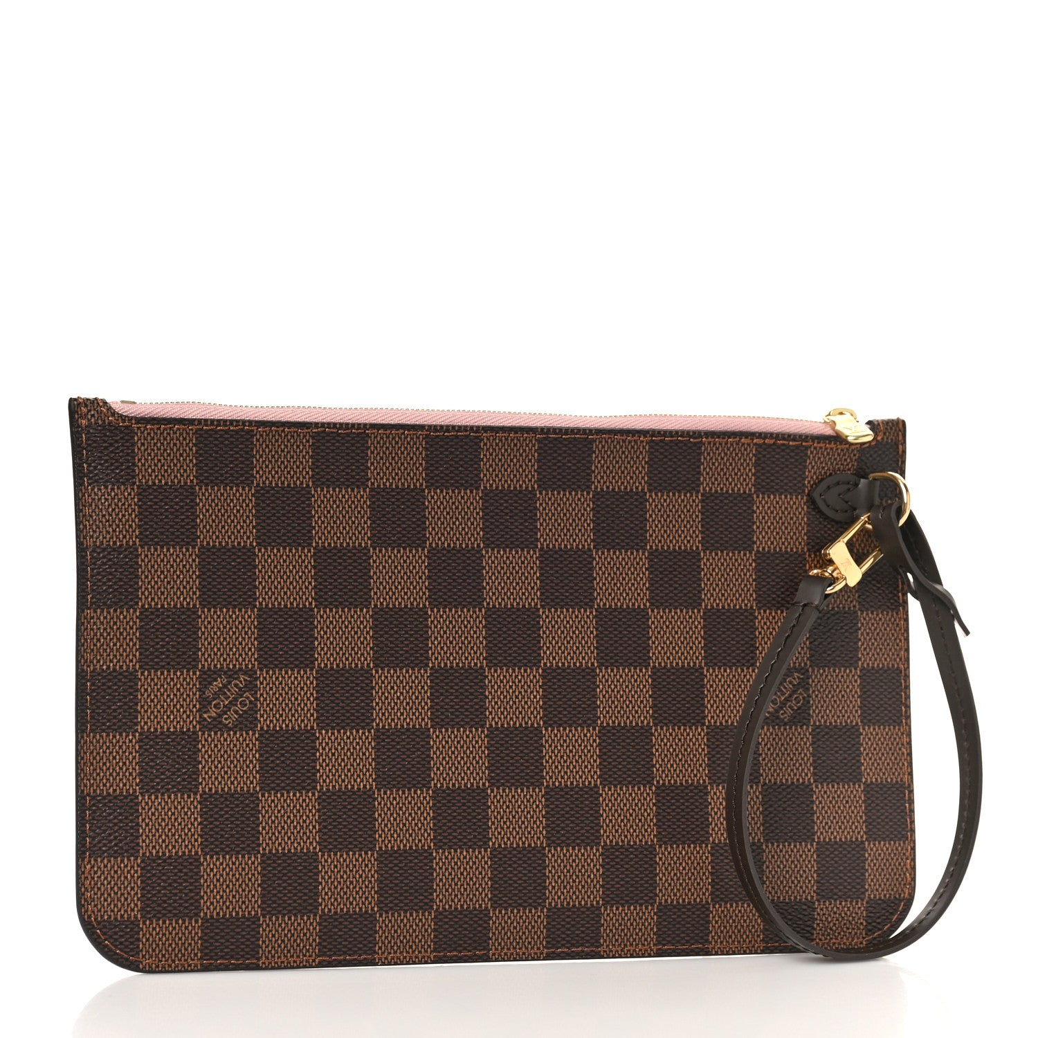 Louis Vuitton Damier Ebene Neverfull MM GM Pochette Rose Ballerine 3 of 8